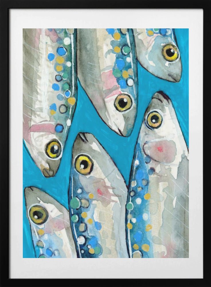 Fishes - Art Print by Petra Lizde