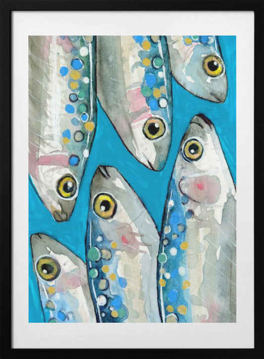 Fishes - Art Print by Petra Lizde
