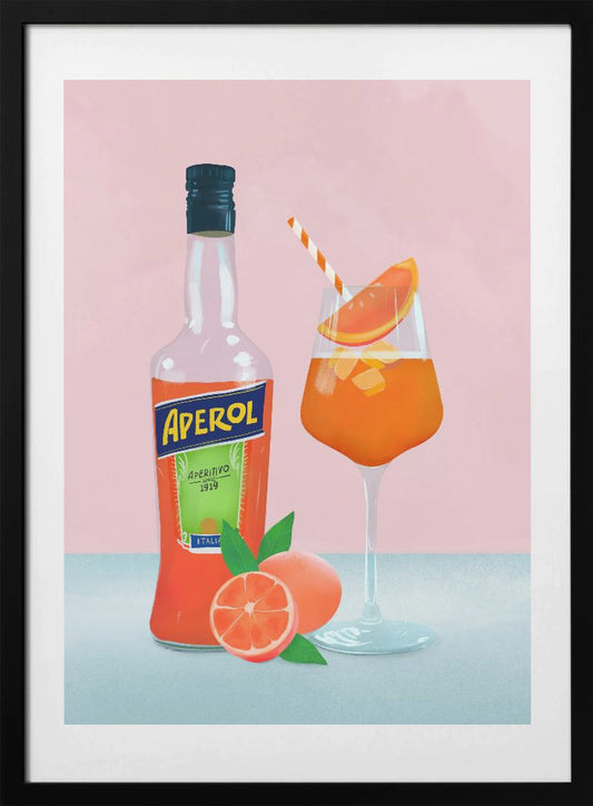 Aperol Spritz - Art Print by Petra Lizde