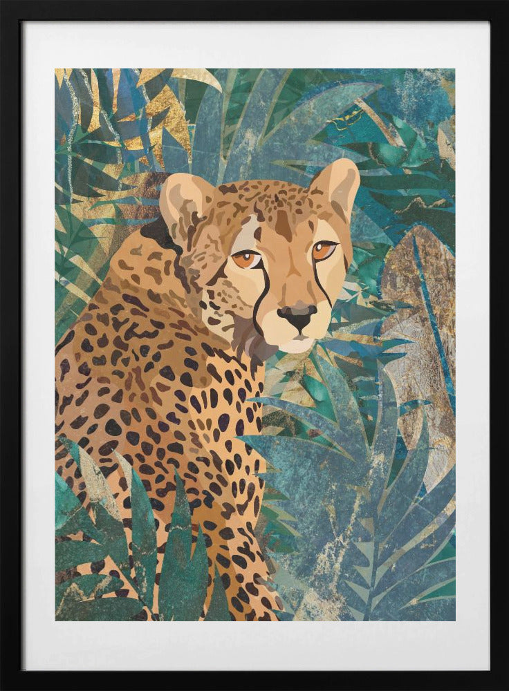 Cheetah In the Jungle 2 - Art Print by Sarah Manovski