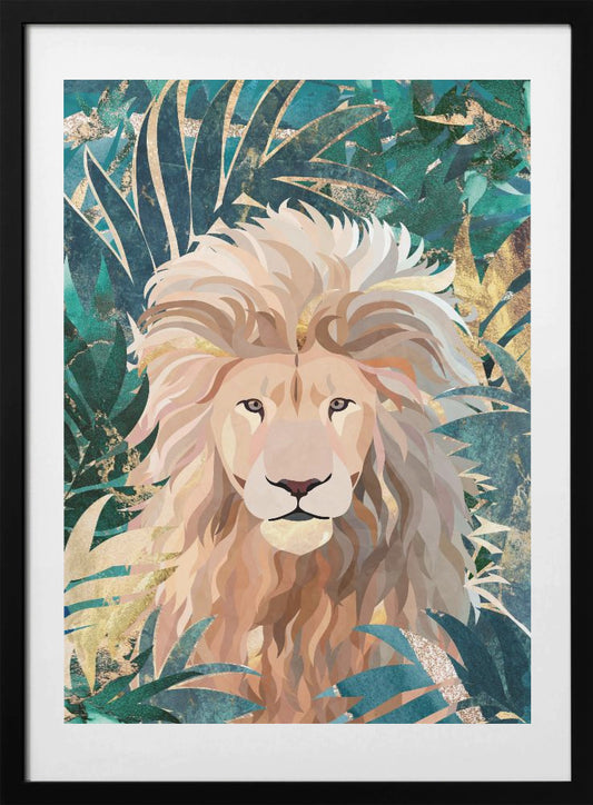 Lion Jungle 2 - Art Print by Sarah Manovski