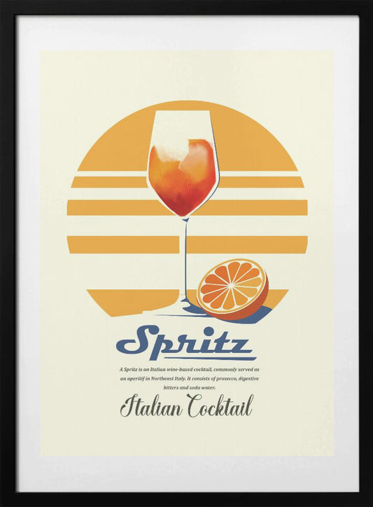 Spritz summer print - Art Print by Dion Gem