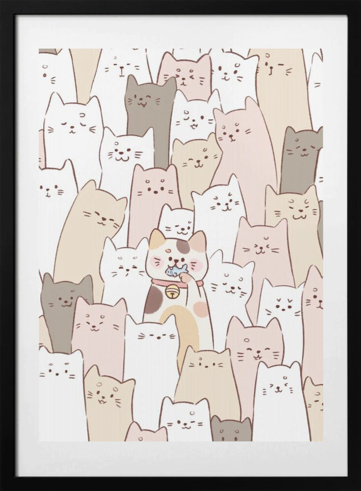 Cute Kitten - Art Print by Xuan Thai