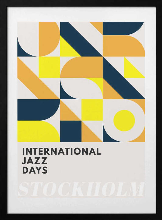 Jazz Days Stockholm - Art Print by Kubistika