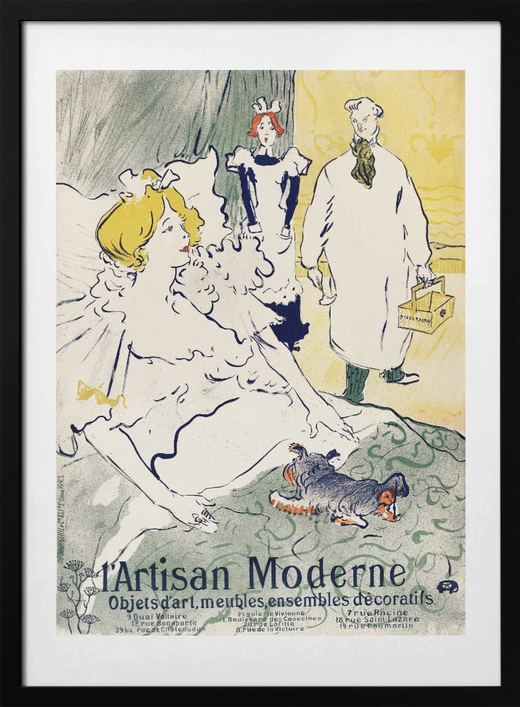 L'artisan Moderne (1896) - Art Print by TOULOUSE LAUTREC