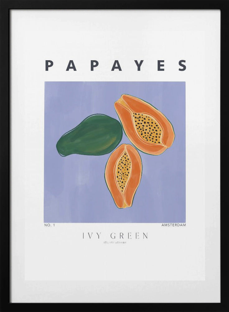 Papayes - Art Print by Ivy Green Illustrations