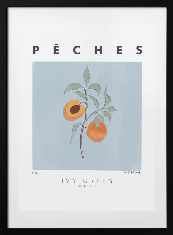 Peaches - Art Print by Ivy Green Illustrations