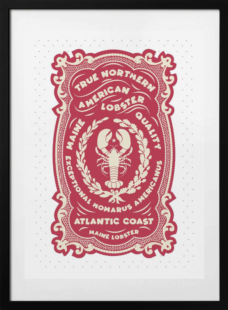 Red Lobster - Art Print by Dion Gem