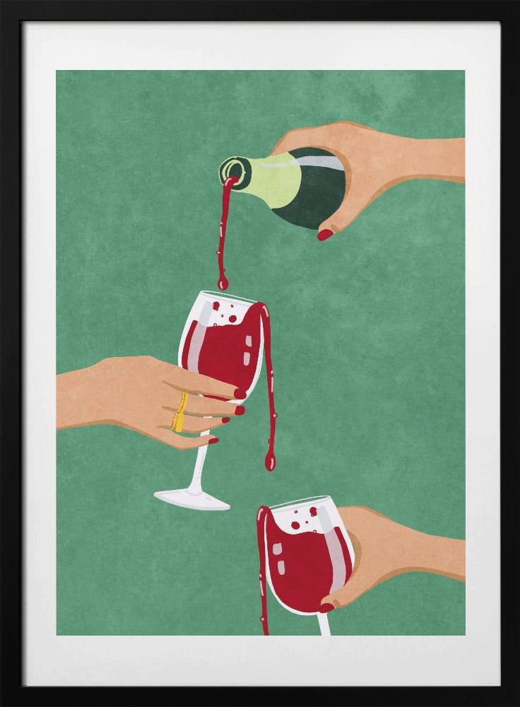 Cheers Girls - Art Print by Raissa Oltmanns