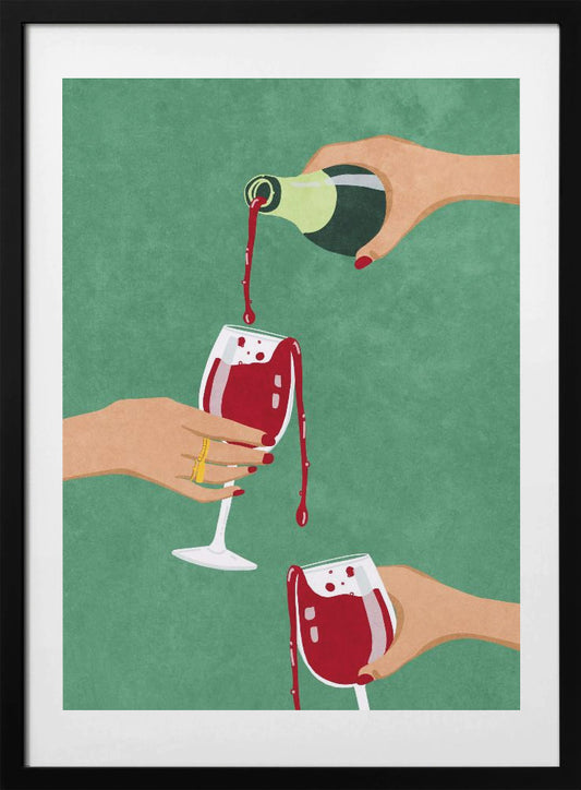Cheers Girls - Art Print by Raissa Oltmanns