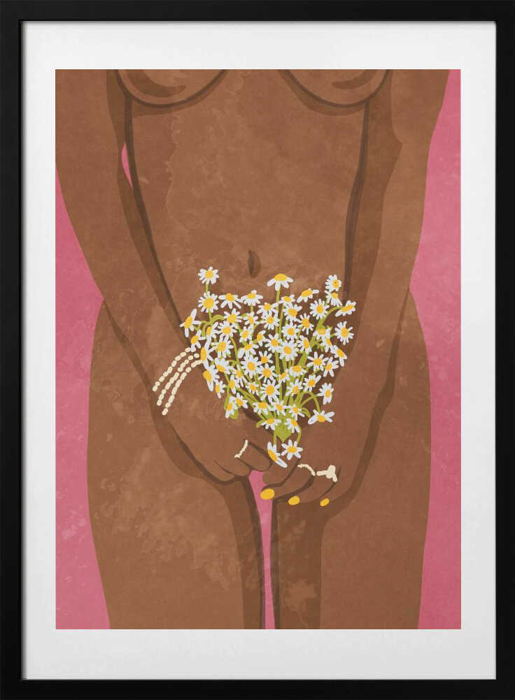 Wearing Flowers - Art Print by Raissa Oltmanns