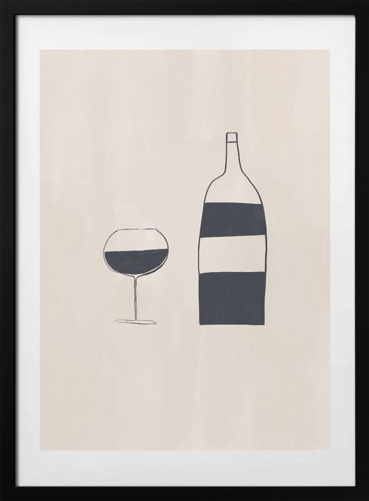 Wine - Art Print by Ivy Green Illustrations