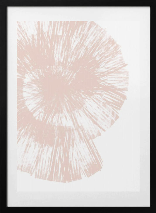 Radiant Spiral Burst - Art Print by Martina