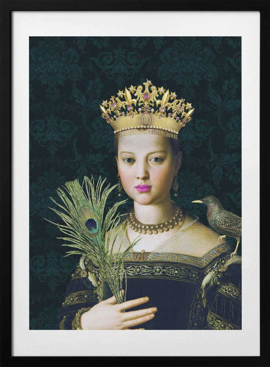 Real Queen Crown - Art Print by Andrea Haase