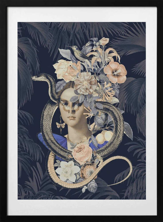 Snake Princess 2 - Art Print by Andrea Haase