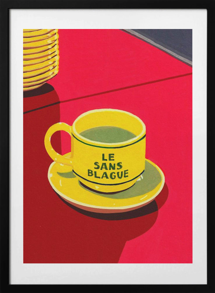 Le Sans Blague - Art Print by Studio Mandariini