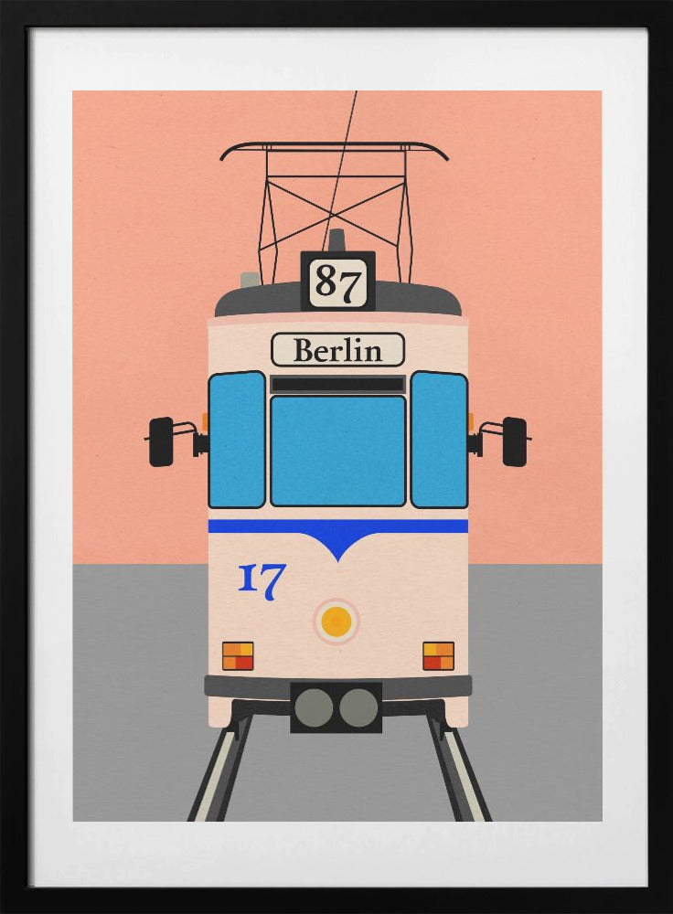 Berlin Tram - Art Print by Rosi Feist