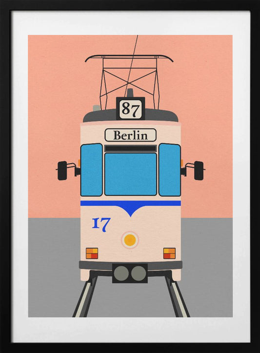 Berlin Tram - Art Print by Rosi Feist