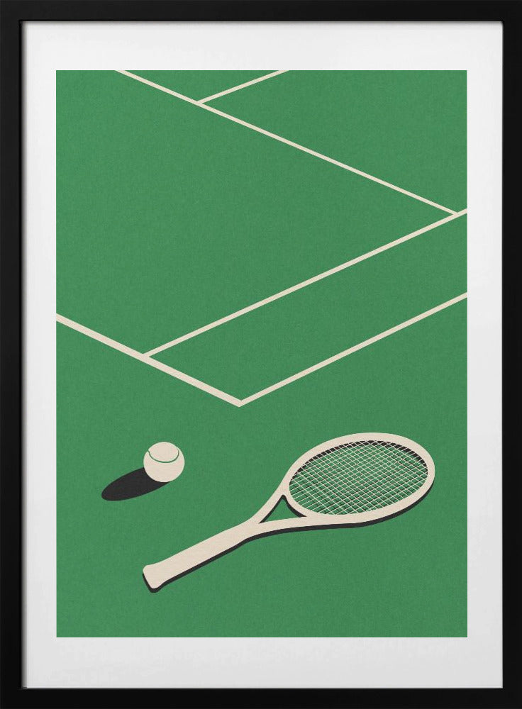 Rosi Feist Lawn Tennis Club - Art Print by Rosi Feist
