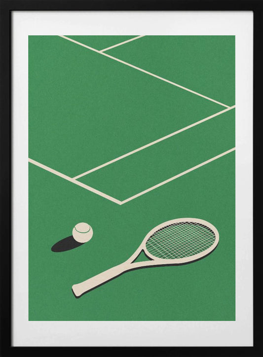 Rosi Feist Lawn Tennis Club - Art Print by Rosi Feist