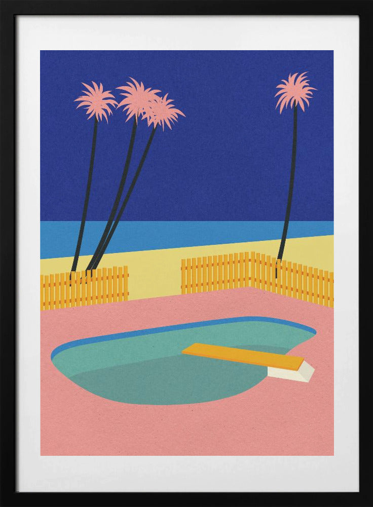 Malibu Beach - Art Print by Rosi Feist