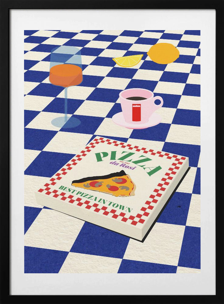 The Italian Menu - Art Print by Rosi Feist