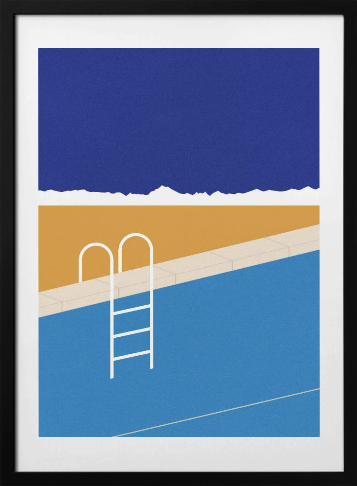 Desert Pool - Art Print by Rosi Feist