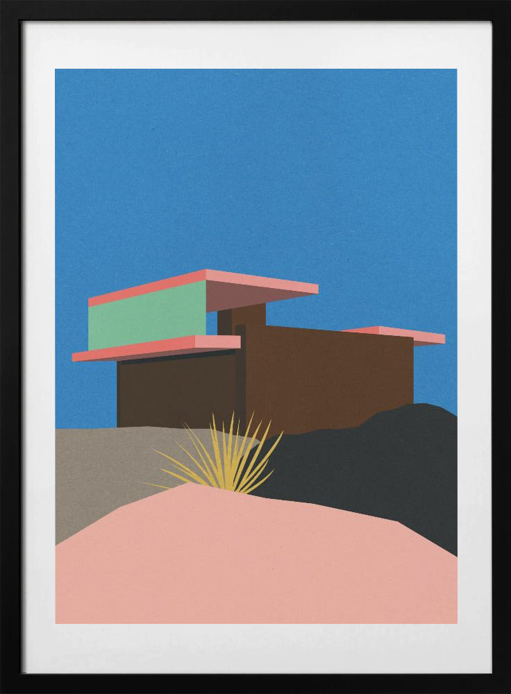 Kaufmann Desert House - Art Print by Rosi Feist