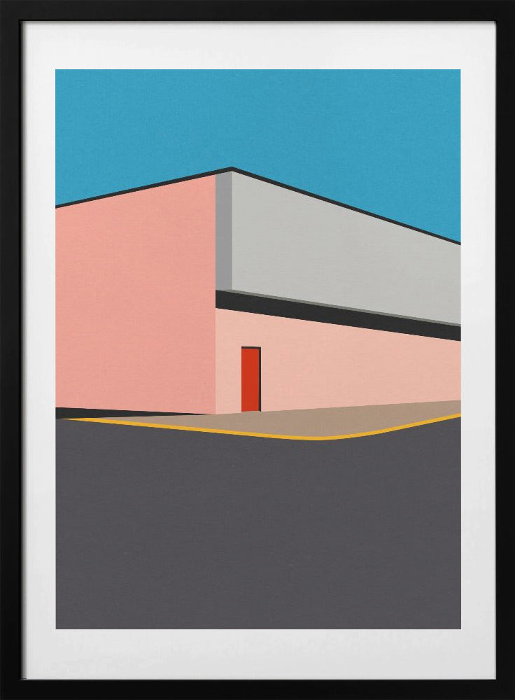 Warehouse Illustration - Art Print by Rosi Feist