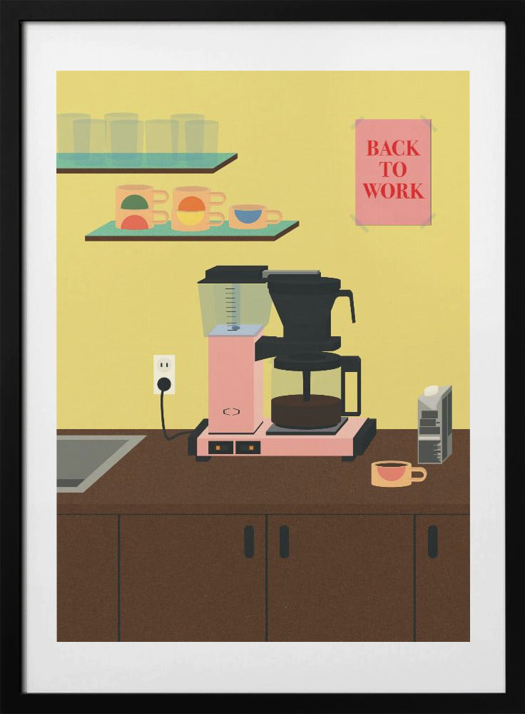 Back To Work - Art Print by Rosi Feist