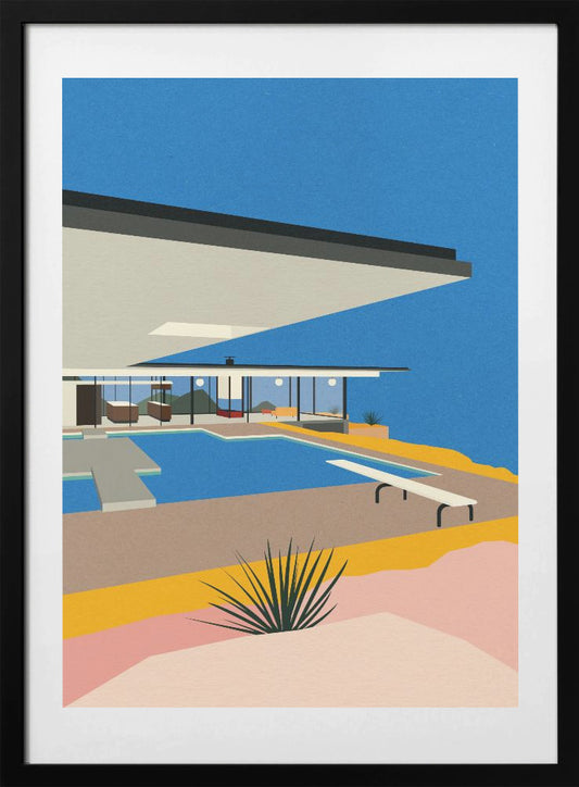 La Stahl House - Art Print by Rosi Feist