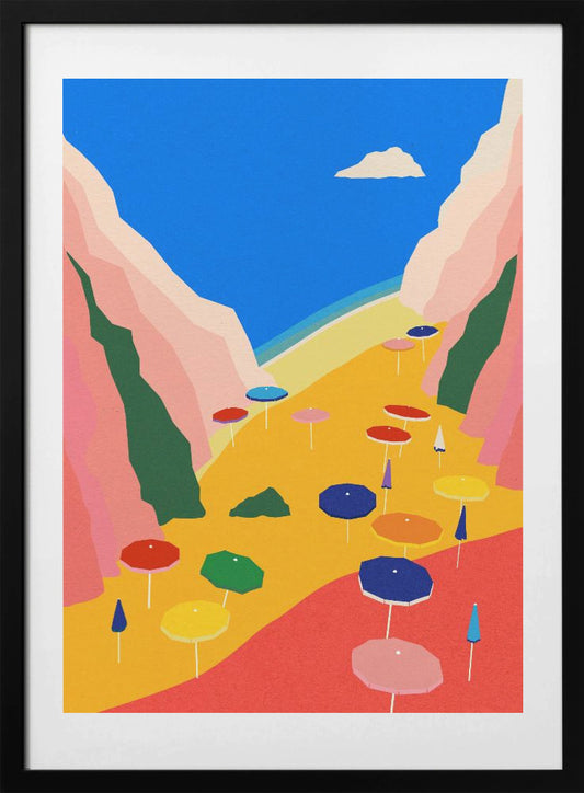 Lido Liguria - Art Print by Rosi Feist