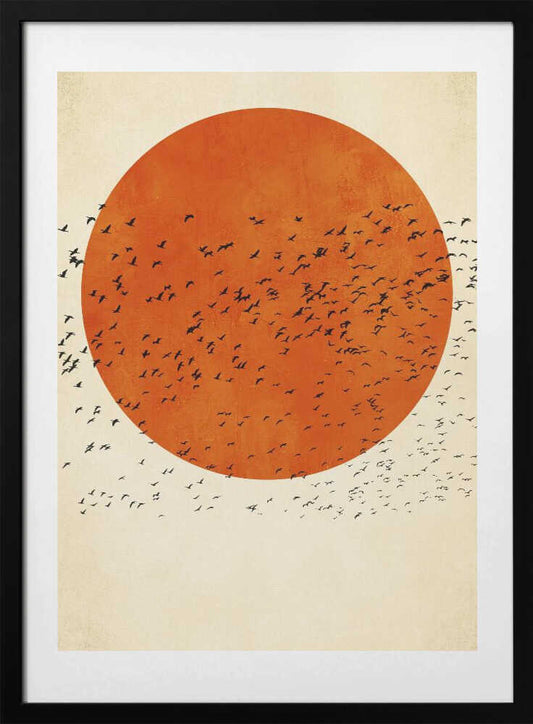 Birds In the Sun - Art Print by Kubistika