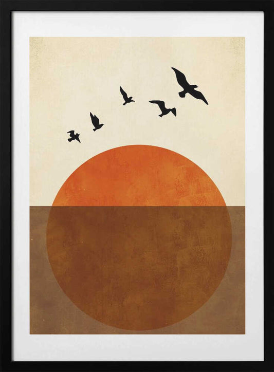 Up and Away - Art Print by Kubistika