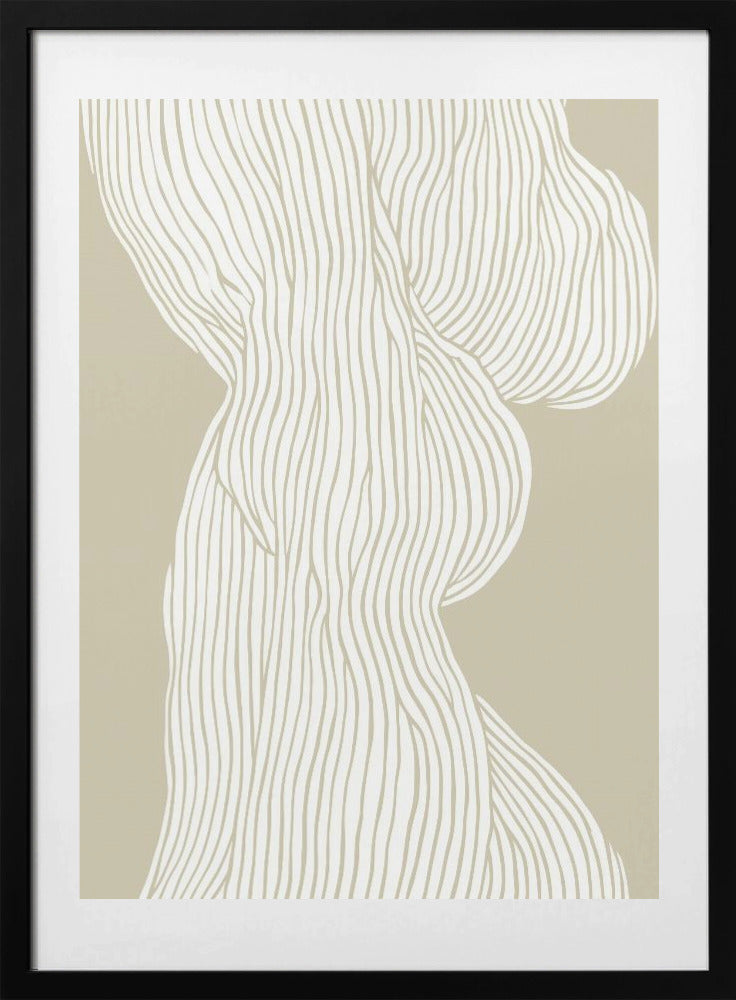 Flowing Lines Elegance - Art Print by Treechild