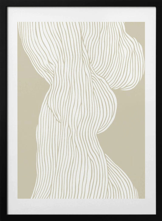 Flowing Lines Elegance - Art Print by Treechild