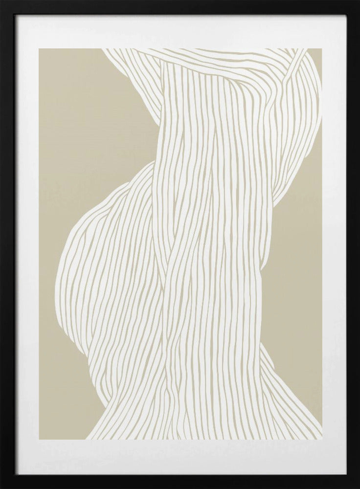 Flowing Lines Emerge - Art Print by Treechild