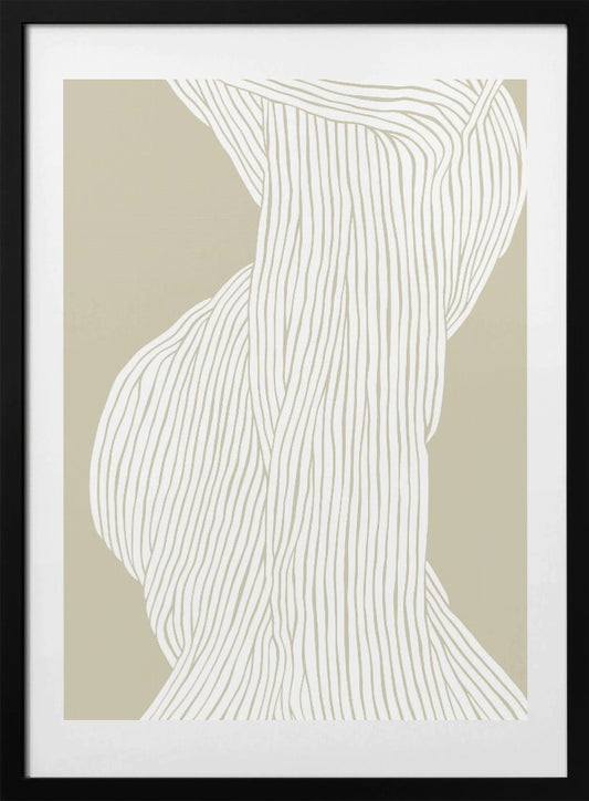 Flowing Lines Emerge - Art Print by Treechild