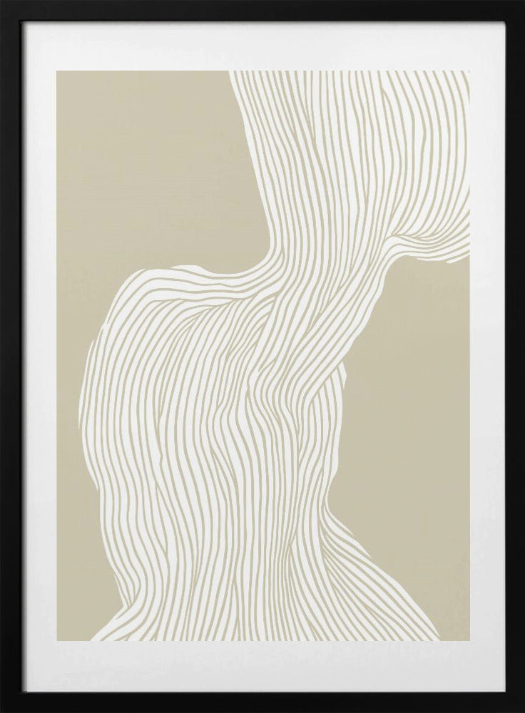 Flowing Linescape - Art Print by Treechild