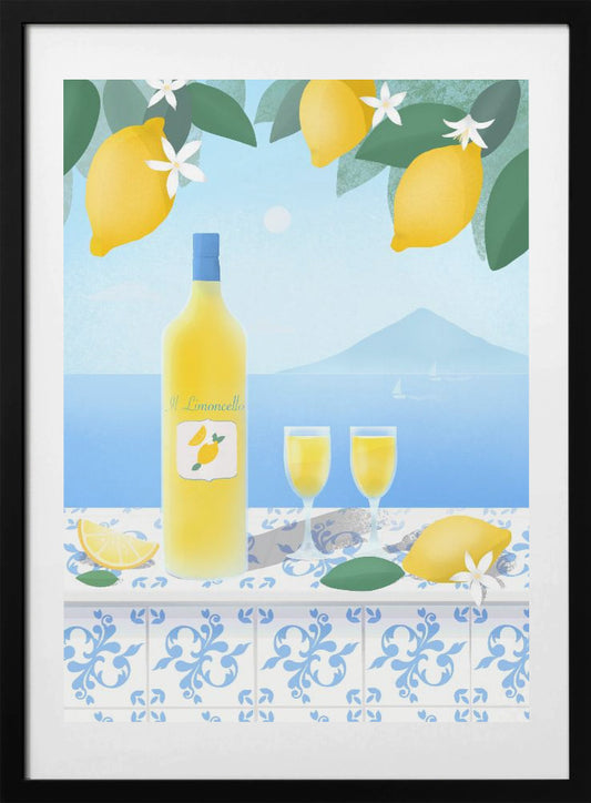Limoncello - Art Print by Petra Lizde