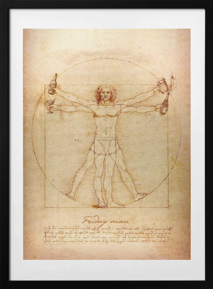 Friday Man - Art Print by Artem Pozdniakov