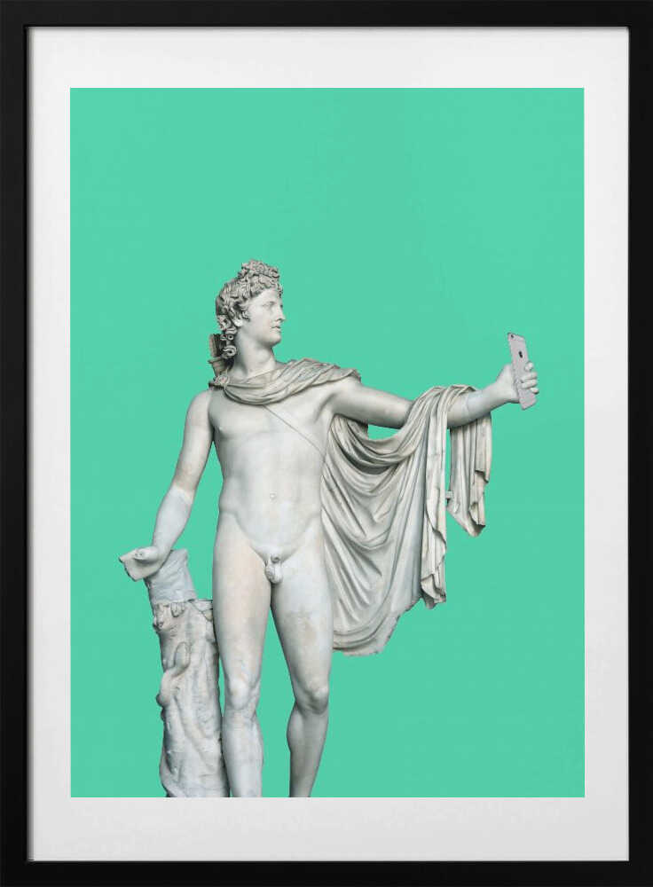 Antique Selfie - Art Print by Artem Pozdniakov