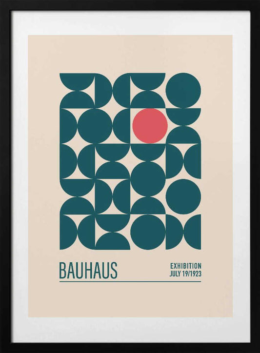 Geometric Harmony - Art Print by Emel Tunaboylu Exhibition Poster
