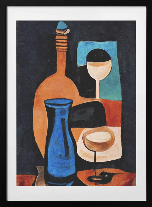 Still Life With Wine - Art Print by Treechild