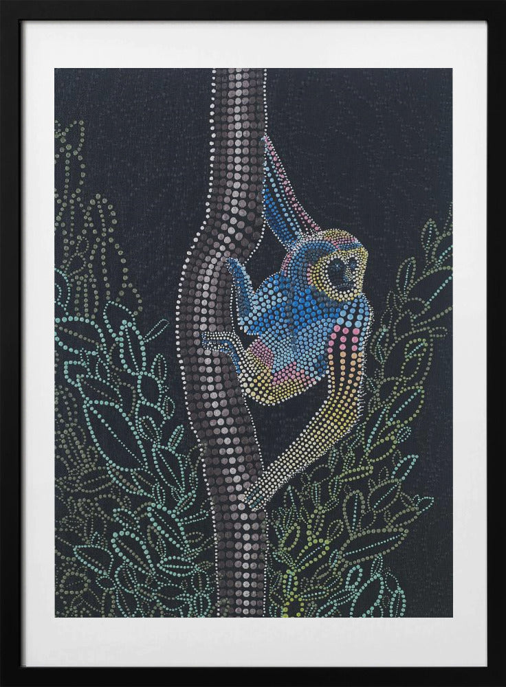 Thailand Gibbon - Art Print by Amy Diener