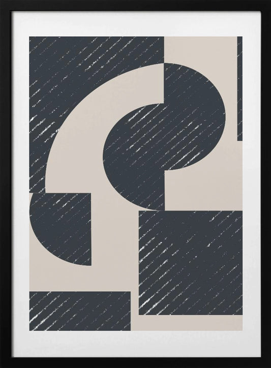 Geometric Harmony - Art Print by THE MIUUS STUDIO