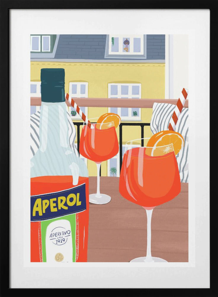 Balcony &quot;Hygge&quot; - Art Print by ByKammille