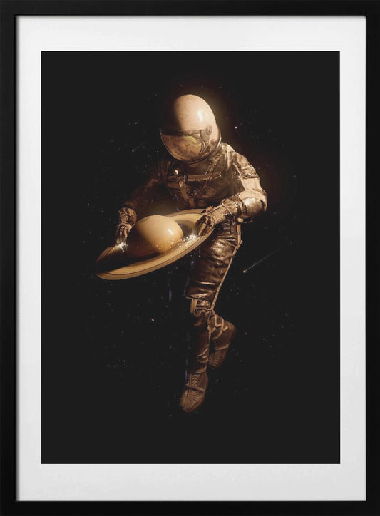 Saturntable - Art Print by Nicebleed