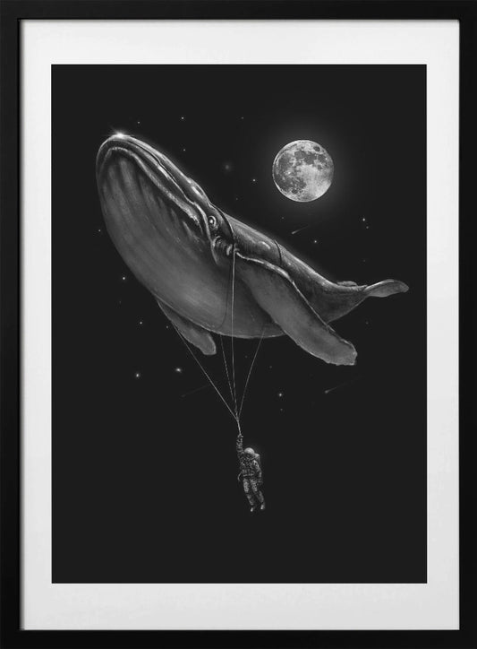 Hitching a Ride - Art Print by Nicebleed