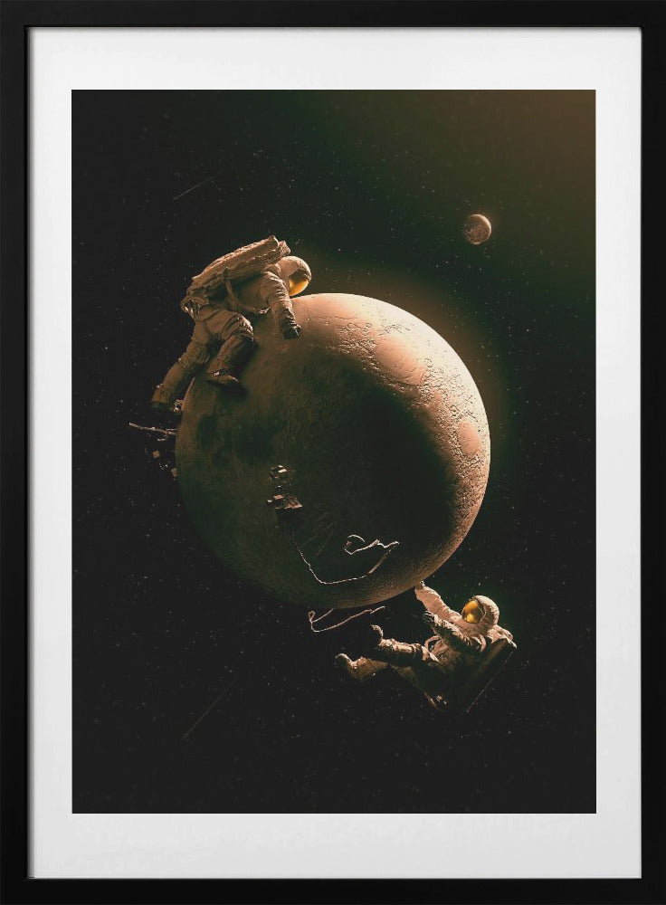 Gravity Play - Art Print by Nicebleed